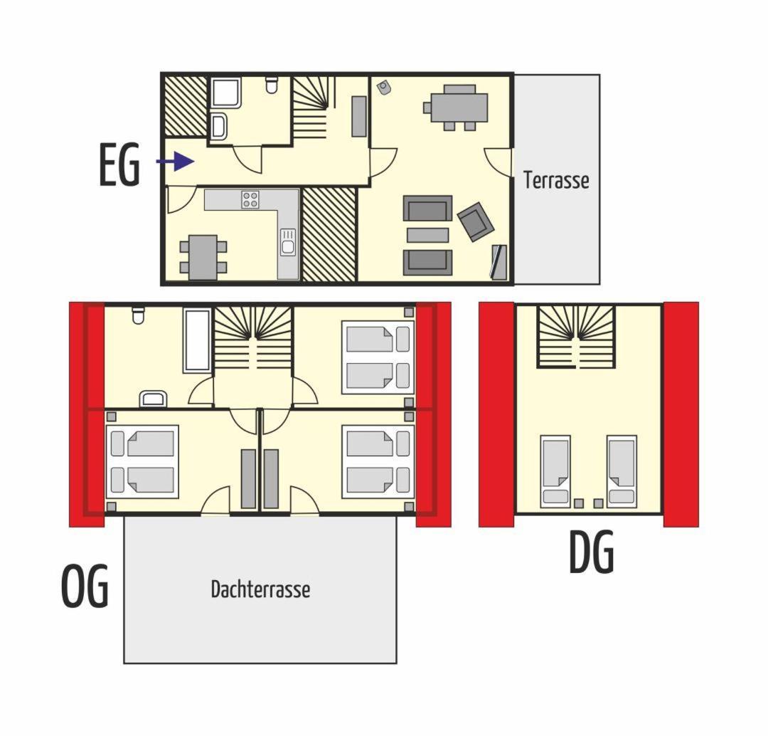 Haus Anne Βίλα Norddeich  Εξωτερικό φωτογραφία